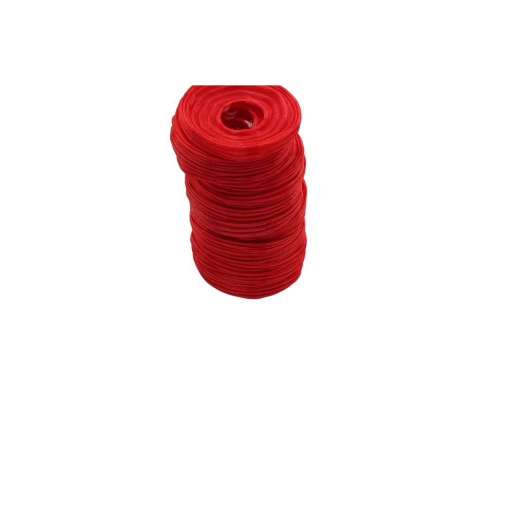 Red Nylon Cord Spool with White Plastic Fasteners and LED Fairy Lights Bulk Lot